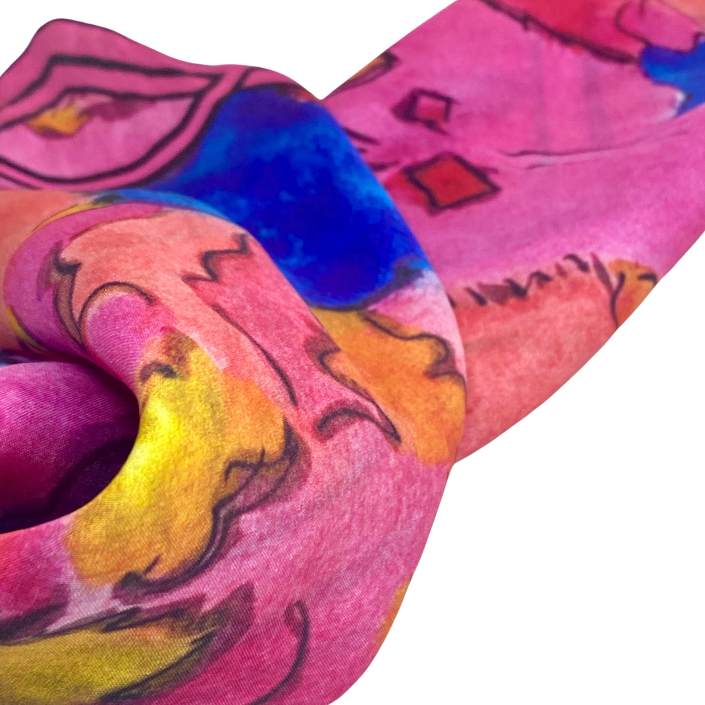 Martha, limited edition silk scarf