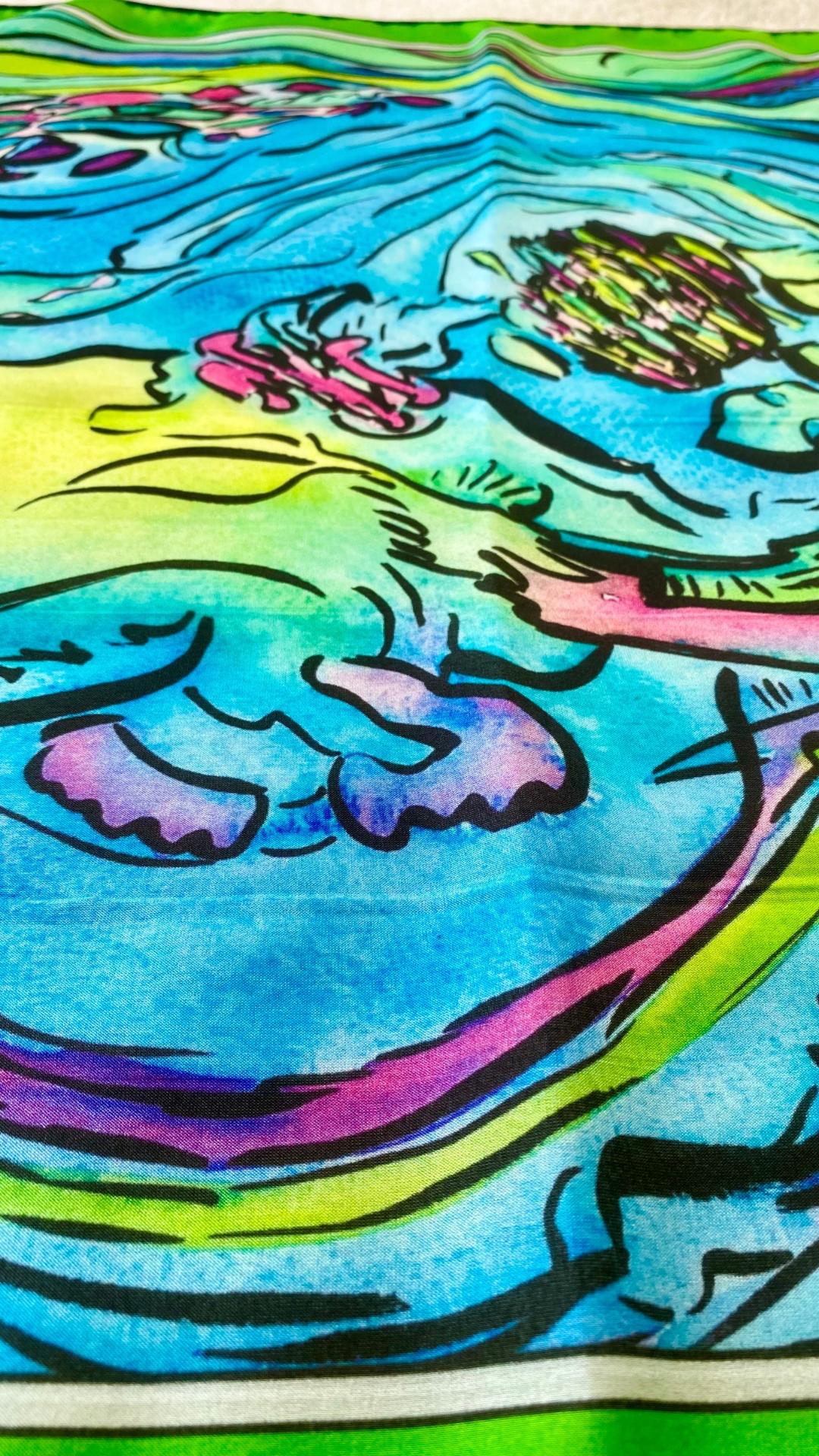 Ella, limited edition silk scarf