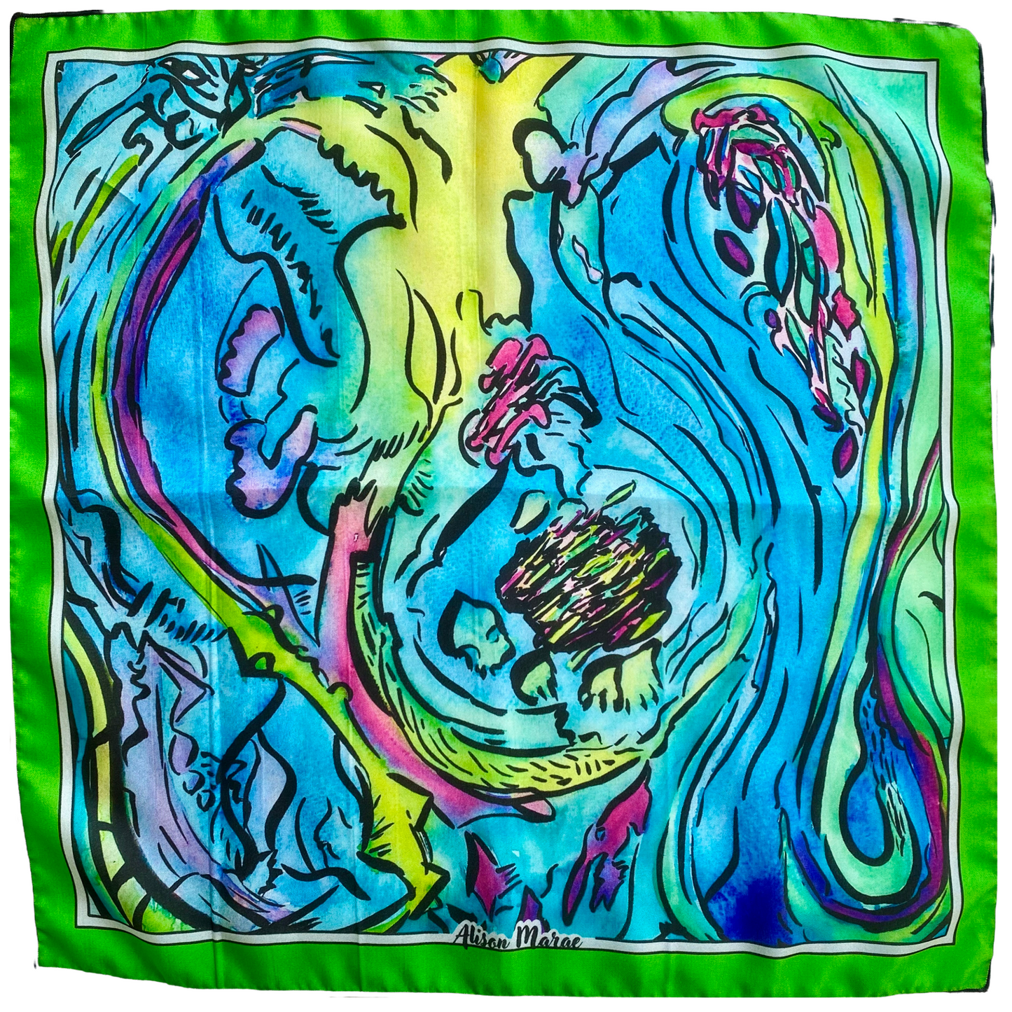 Ella, limited edition silk scarf