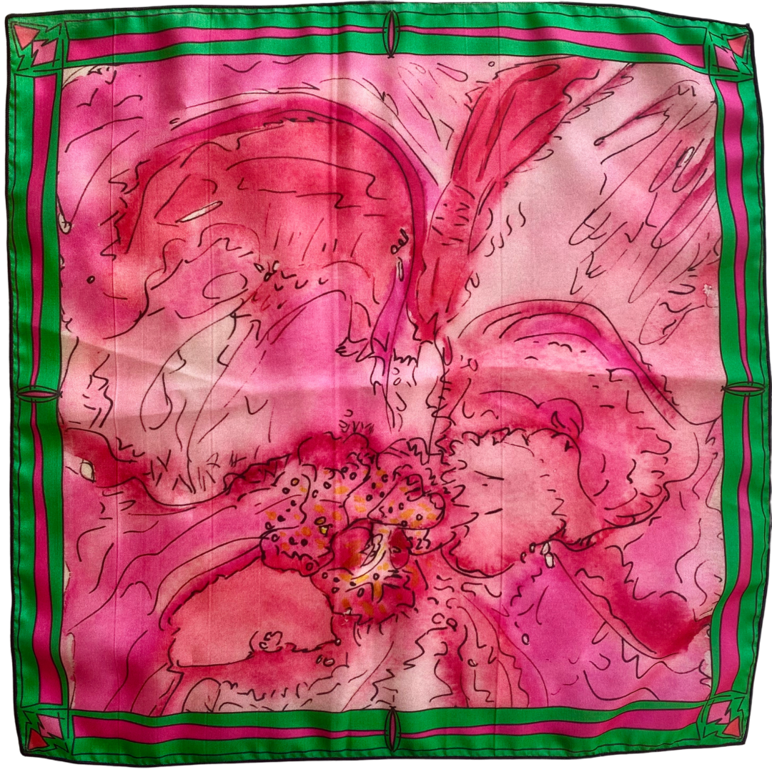 Christina, limited edition silk scarf