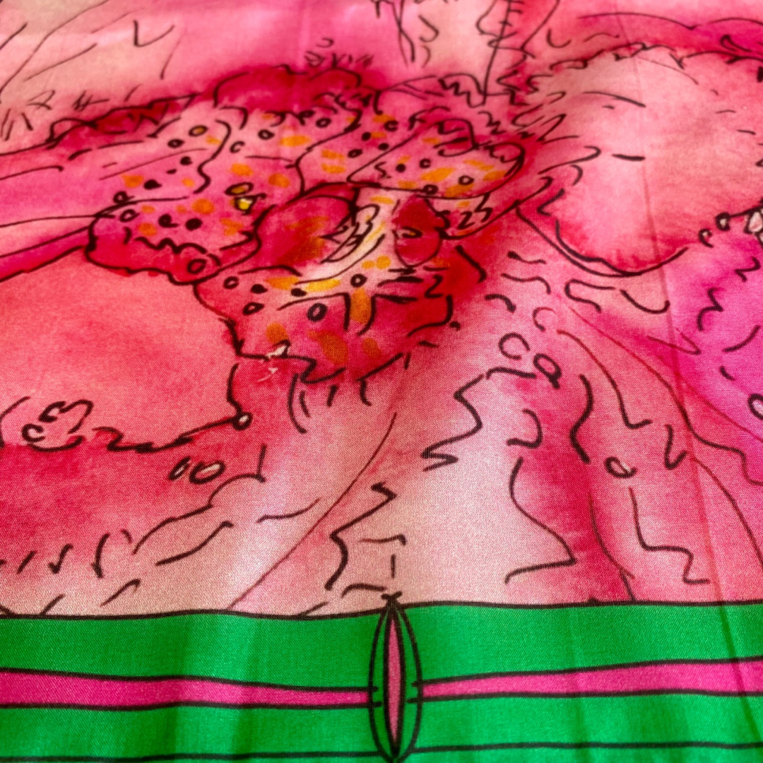 Christina, limited edition silk scarf