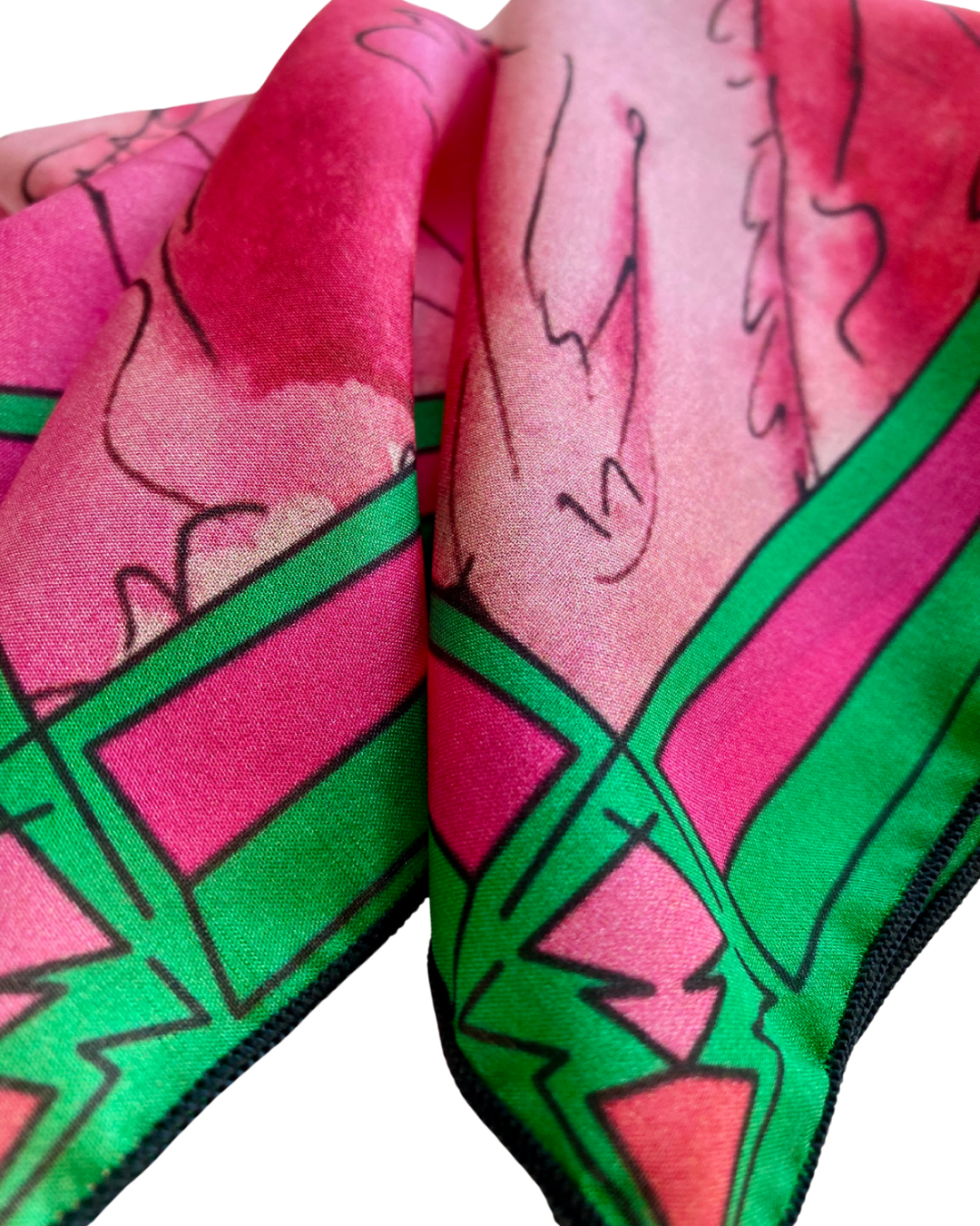 Christina, limited edition silk scarf