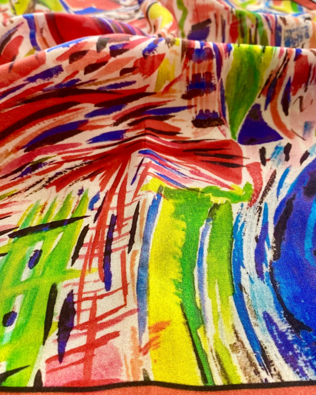 Marion, limited edition silk scarf