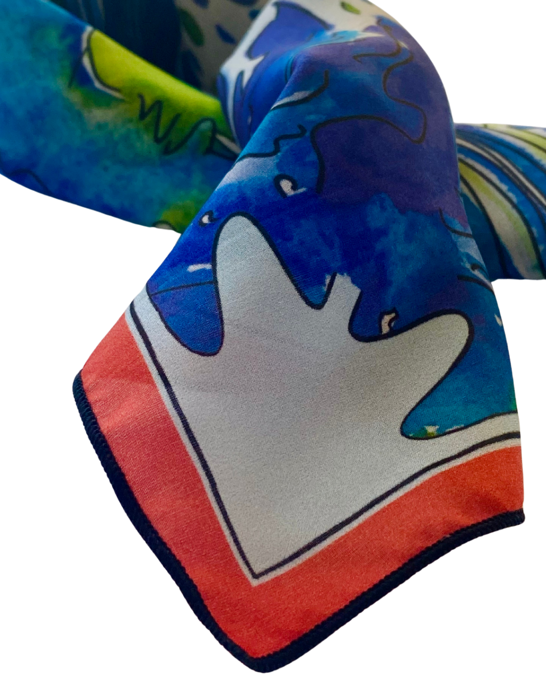 Julia, limited edition silk scarf