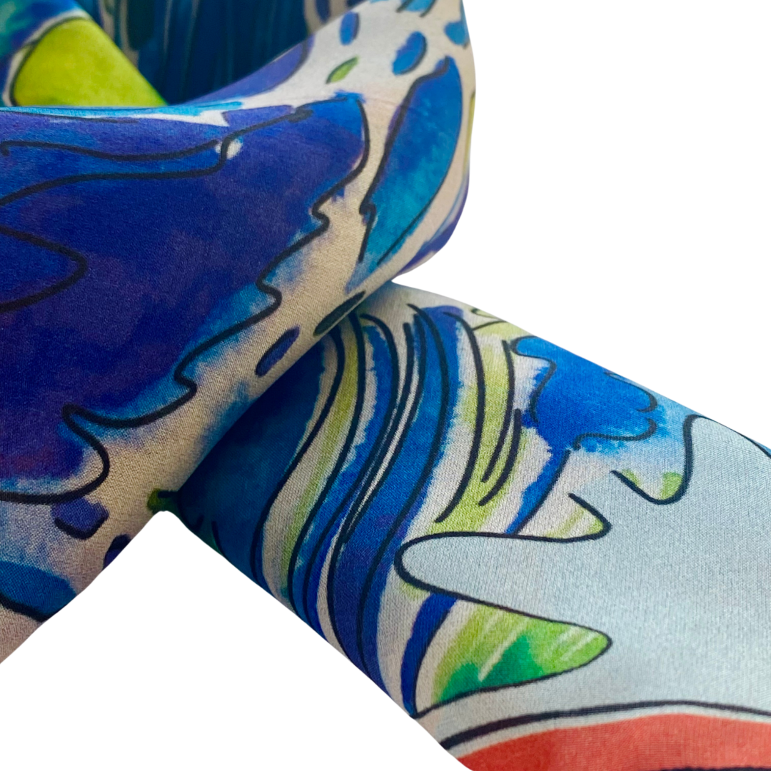 Julia, limited edition silk scarf