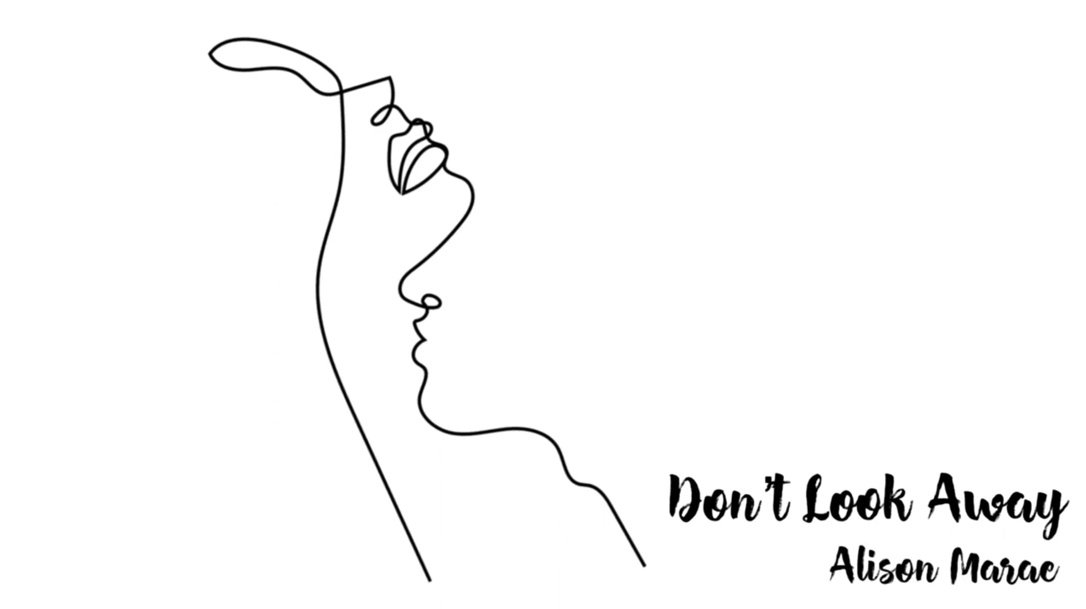 Load video: Don’t Look Away lyric video by Alison Marae