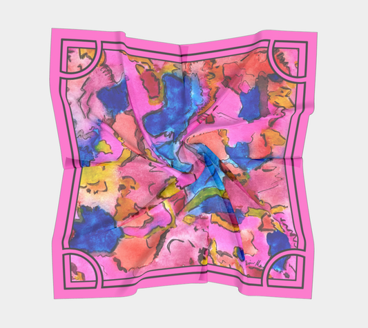 Life can be so sweet, silk scarf.